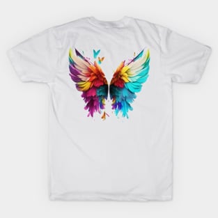 Colorful wings T-Shirt